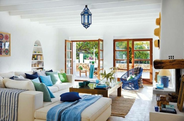 We Could Divide The Room Up Like This Modern Mediterranean