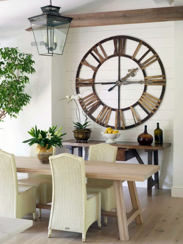Wall Decoration Interior Design Ideas, Dining Room Clock Ideas