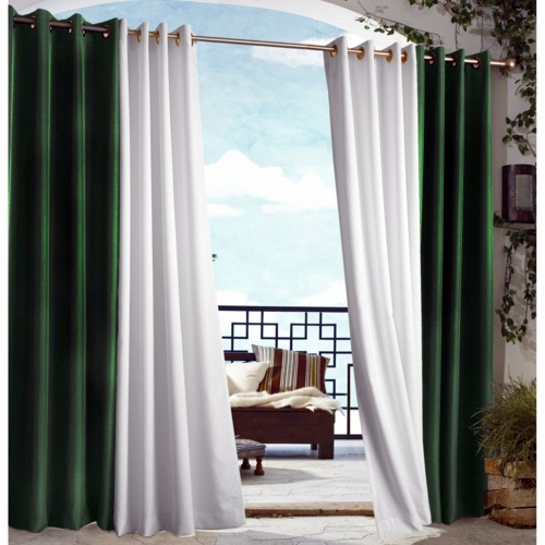 Curtains for outdoor use - Drag your patio curtains for the summer!