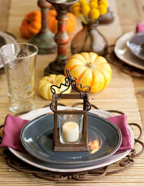 30 cool ideas for table decoration in autumn