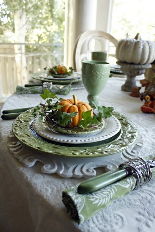 30 cool ideas for table decoration in autumn