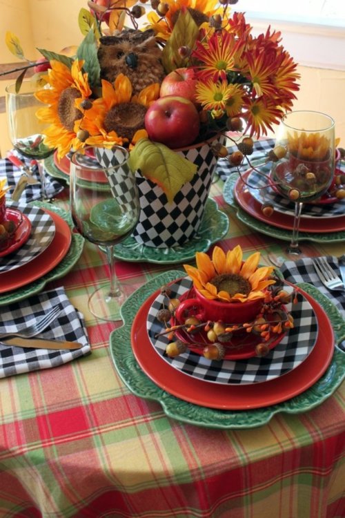 DIY Deko - 30 cool ideas for table decoration in autumn