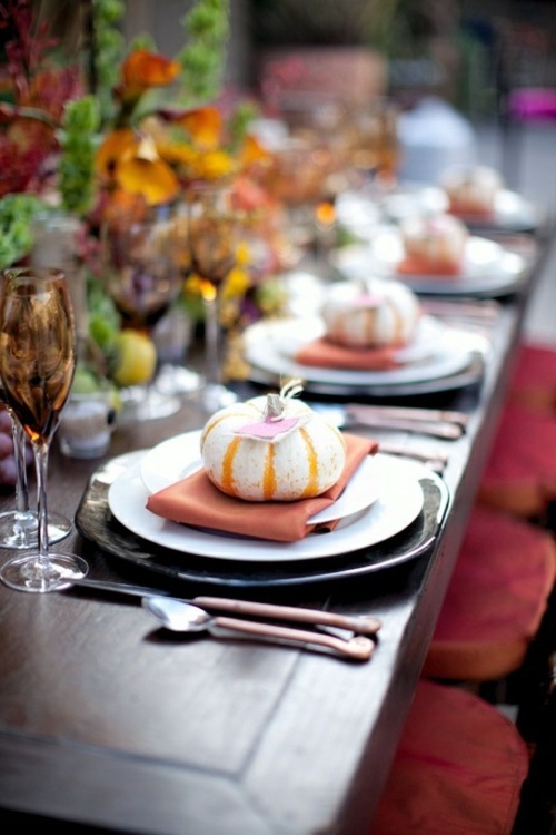 30 cool ideas for table decoration in autumn