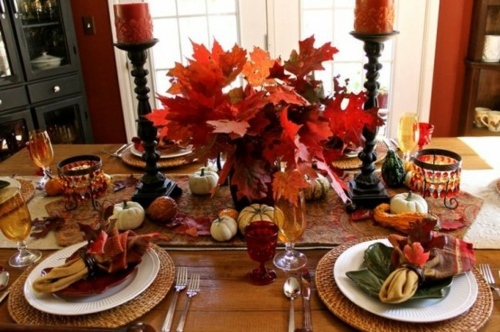 30 cool ideas for table decoration in autumn