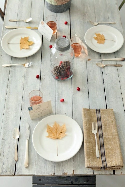 30 cool ideas for table decoration in autumn
