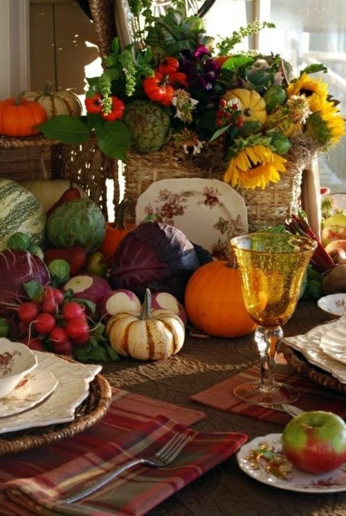 30 cool ideas for table decoration in autumn