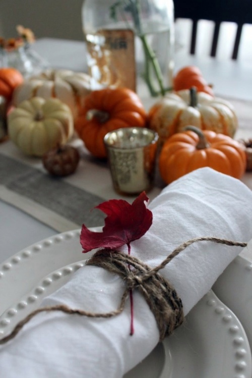 30 cool ideas for table decoration in autumn