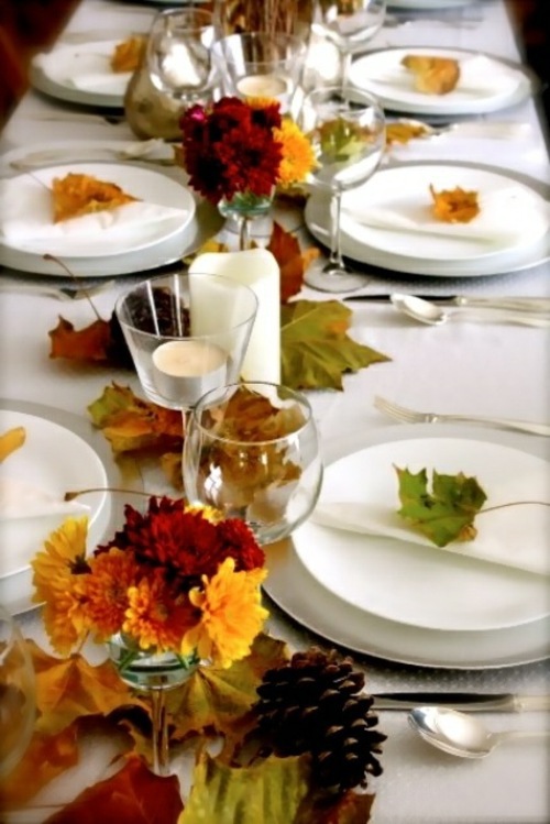 30 cool ideas for table decoration in autumn