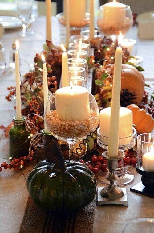 30 cool ideas for table decoration in autumn