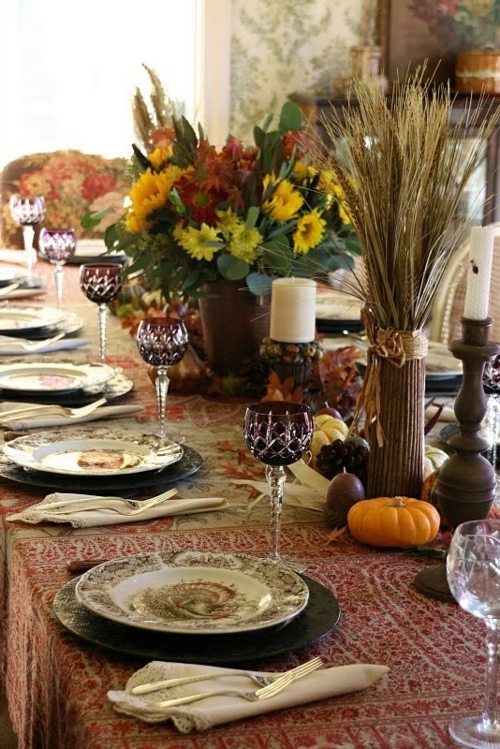 30 cool ideas for table decoration in autumn