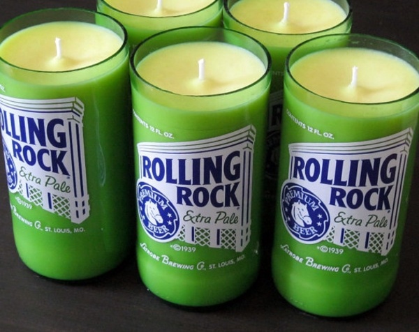 Using recycled glass bottles as DIY candles conditions Using recycled glass bottles as DIY candles conditions