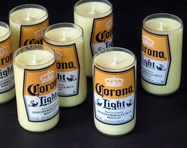 Using recycled glass bottles as DIY candles conditions Using recycled glass bottles as DIY candles conditions
