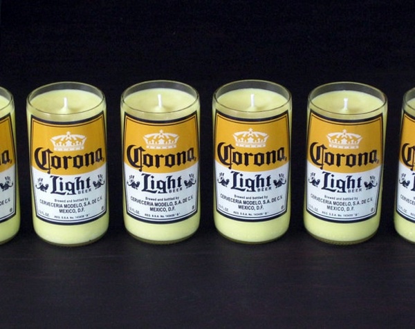 Using recycled glass bottles as DIY candles conditions Using recycled glass bottles as DIY candles conditions