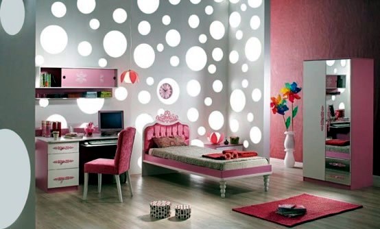 15 Cool Ideas for pink girls bedrooms