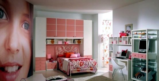 15 Cool Ideas for pink girls bedrooms