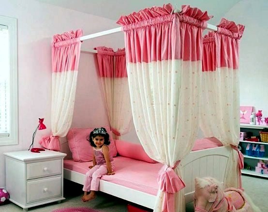 15 Cool Ideas for pink girls bedrooms