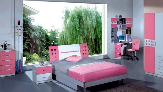 15 Cool Ideas for pink girls bedrooms