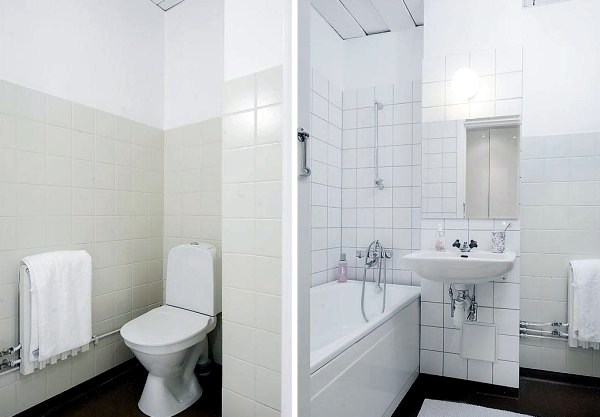 Small White Apartment in Stockholm