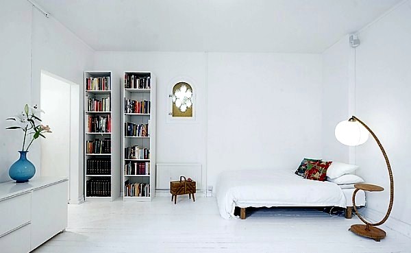 Small White Apartment in Stockholm