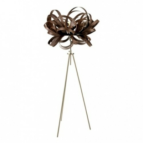 DURCHEINDANDER: Curved Floor Lamp made of wood - various lighting fixtures from designer Tom Raffield