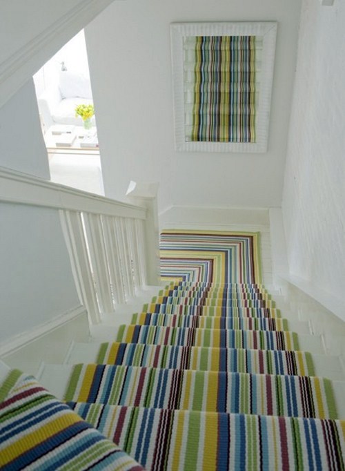 35 cool stair rugs to make your life safer