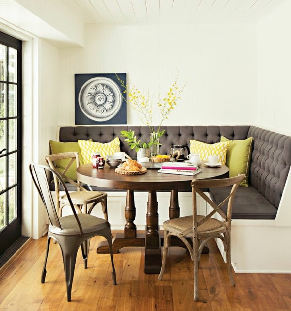 70 Round Dining Tables That Can Totally, Round Dining Table With Bench Seating