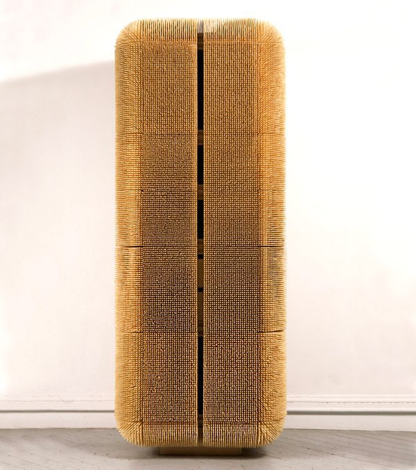 Designer cabinet with a protective layer of 80,000 rod