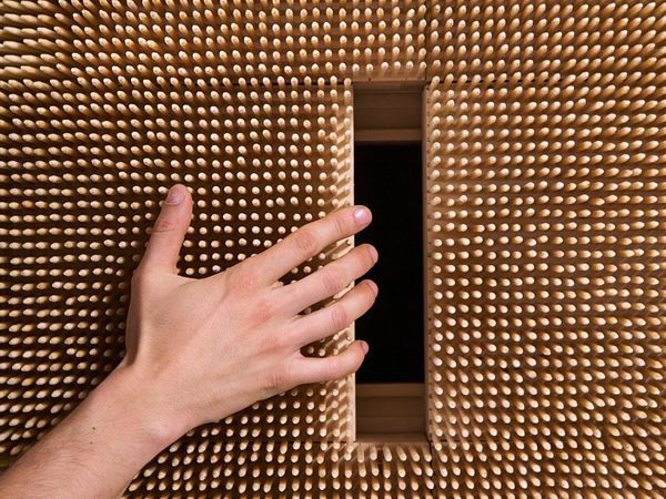 Designer cabinet with a protective layer of 80,000 rod