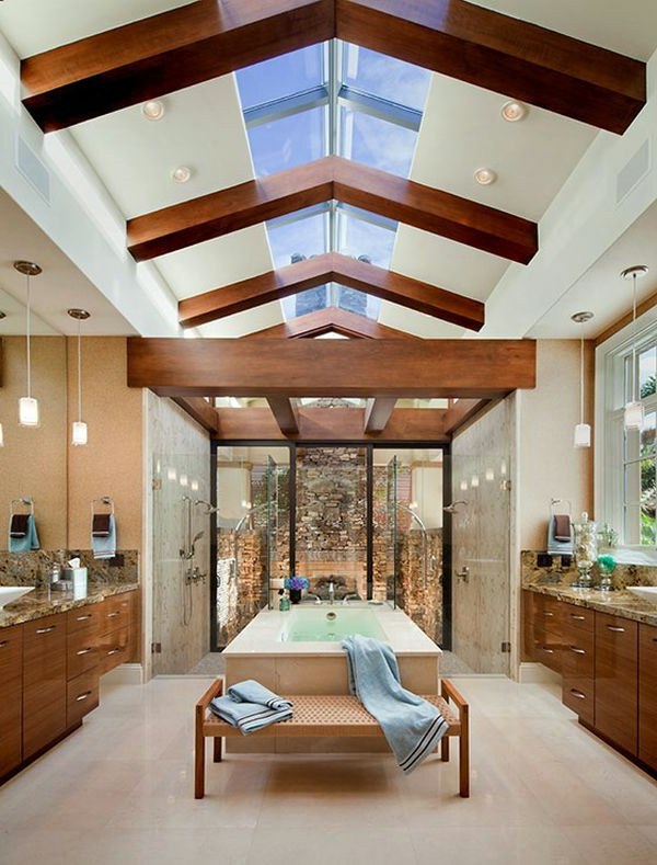Bathroom with style offers relaxation and comfort