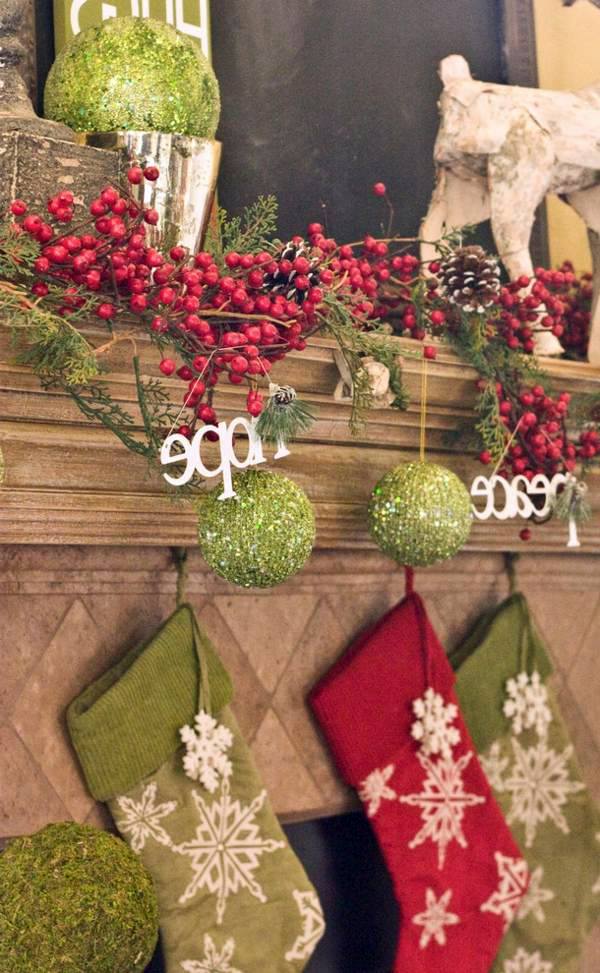 15 great colorful interior design ideas for Christmas decoration