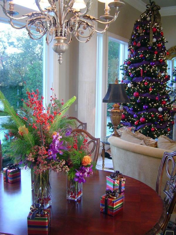 15 great colorful interior design ideas for Christmas decoration