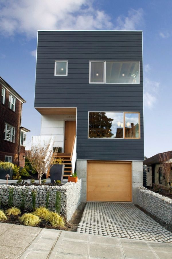 Gray facade? Yes, this is a very good choice!