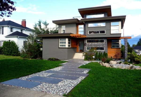 Moderne Architektur - Gray facade? Yes, this is a very good choice!