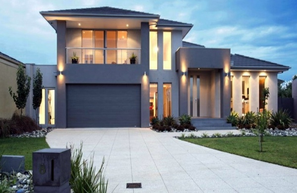 Gray facade? Yes, this is a very good choice!