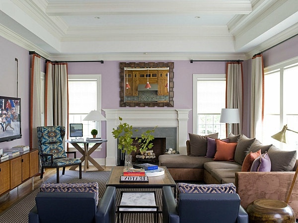The interior cover with colors - How do the colors of the mood in your home