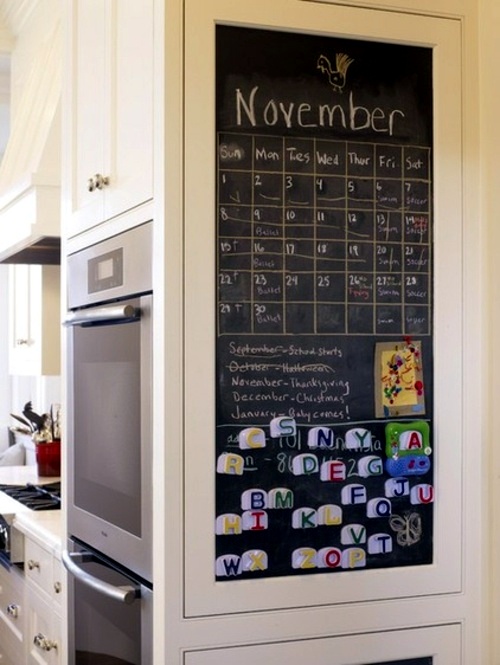 Beautiful ideas for practical classic chalkboard at home