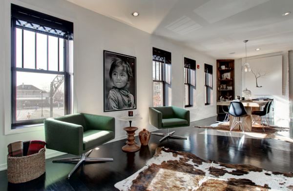 Eames walnut stool and elliptical coffee table - timeless design classics Eames walnut stool and elliptical coffee table - timeless design classics