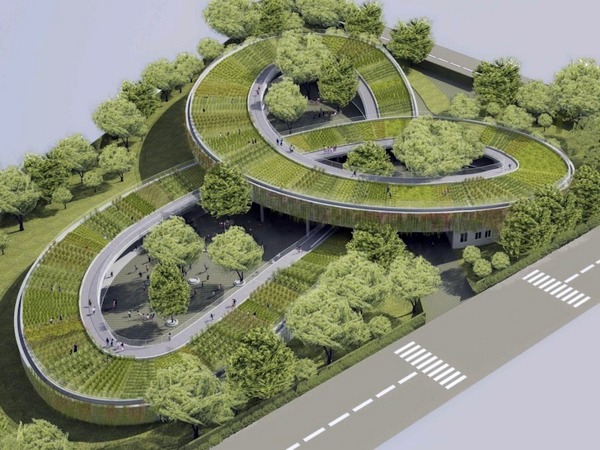 Moderne Architektur - What does a kindergarten of today - an environmentally friendly nursery in Vietnam Moderne Architektur - What does a kindergarten of today - an environmentally friendly nursery in Vietnam