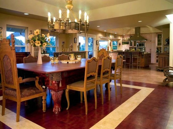 Cork flooring laid - the natural flooring