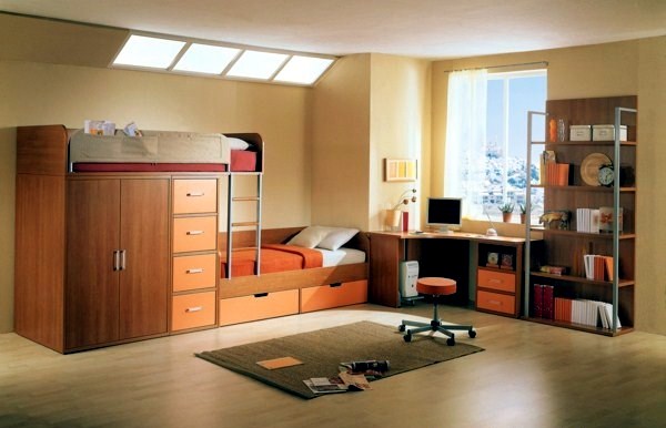 Desk for youth rooms