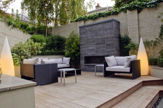 Garden Design - modern cool landscape gardening in the backyard