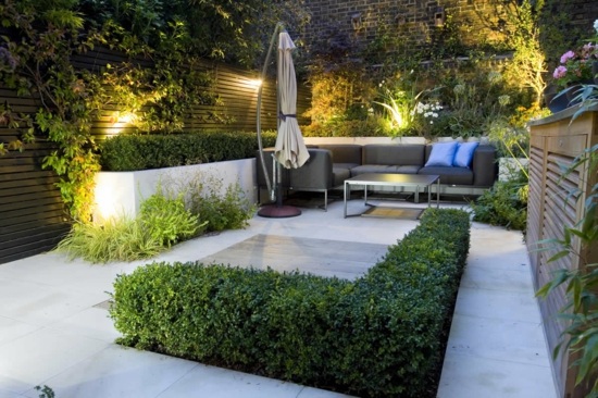 Garden Design - modern cool landscape gardening in the backyard