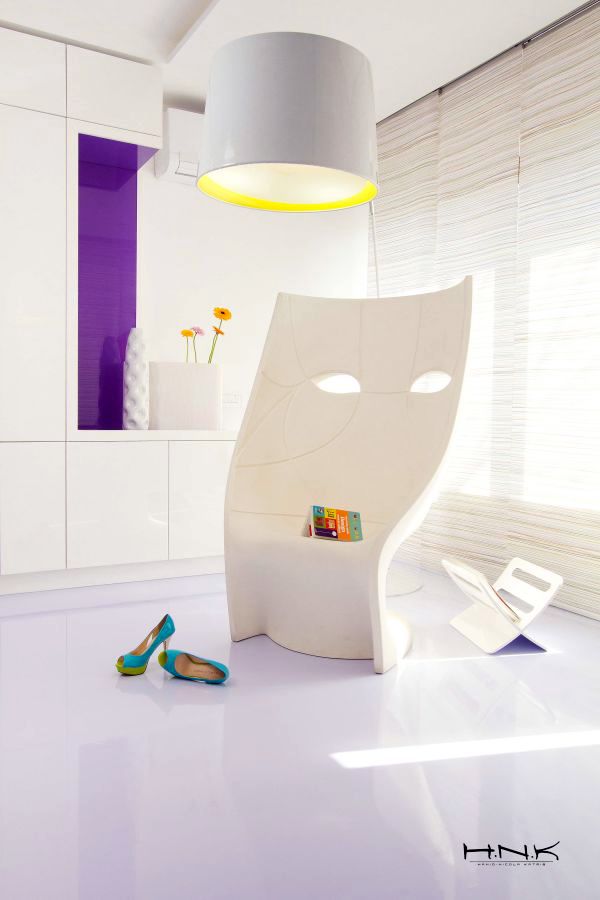 Architektur - Modern apartment with vibrant color palette in the Romanian capital Bucharest Architektur - Modern apartment with vibrant color palette in the Romanian capital Bucharest