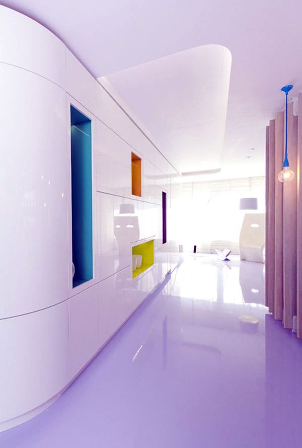 Modern apartment with vibrant color palette in the Romanian capital Bucharest Modern apartment with vibrant color palette in the Romanian capital Bucharest