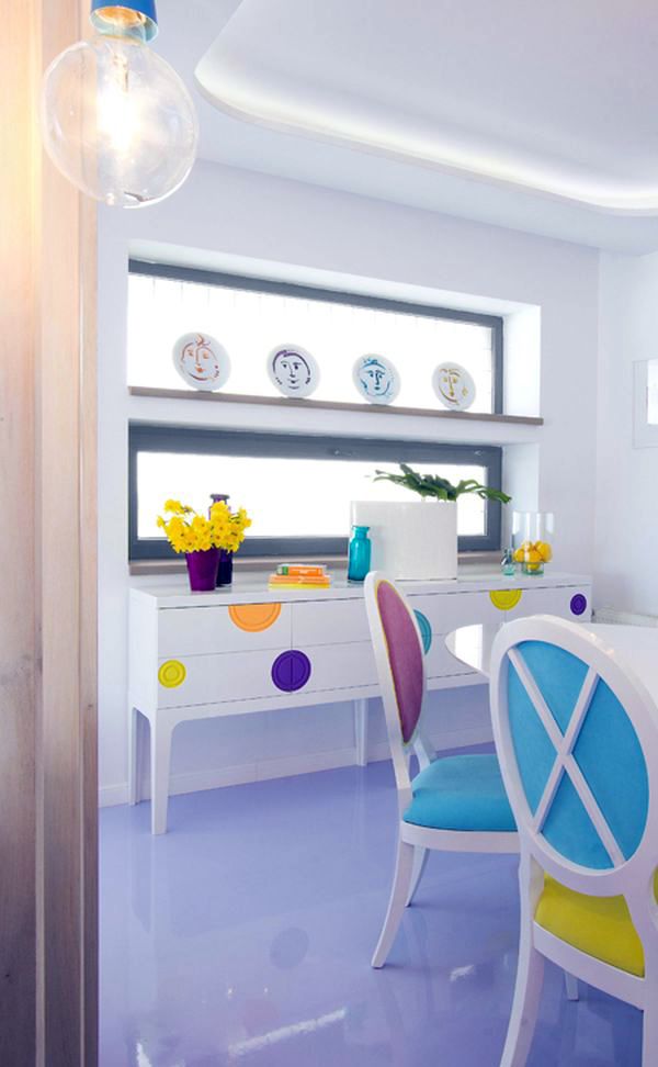 Modern apartment with vibrant color palette in the Romanian capital Bucharest Modern apartment with vibrant color palette in the Romanian capital Bucharest
