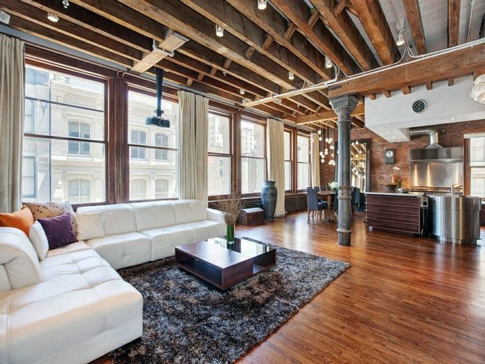What Is The Modern Interior Of A City Apartment In New York