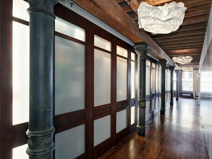 What is the modern interior of a city apartment in New York