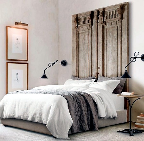 38 creative ideas for DIY vintage headboard for your bed