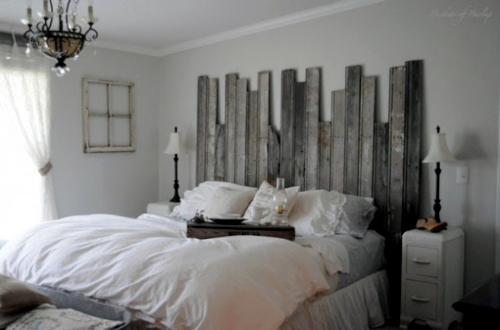 38 creative ideas for DIY vintage headboard for your bed