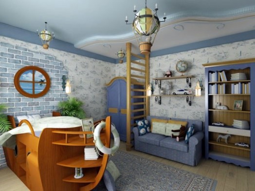 18 great Marine Room interiors for boys - interesting sea style